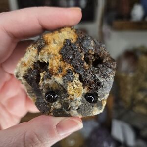 Oxidized Pyrite & Quartz Crystal Buddy